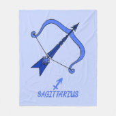 Sagittarius Fleece Blanket Deken (Voorkant)