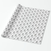 Sagittarius Gift Wrapping Paper Sag Astrology Cadeaupapier (Uitgerold)