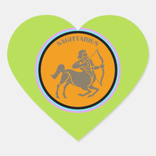Sagittarius Heart Sticker