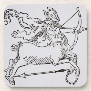 Sagittarius (het Centrum) een illustratie van het Drankjes Onderzetter