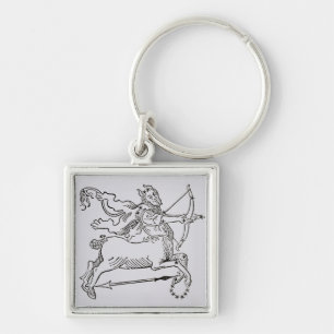 Sagittarius (het Centrum) een illustratie van het Sleutelhanger