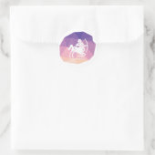 Sagittarius horoscope signe violet autocollant mod (Sac)