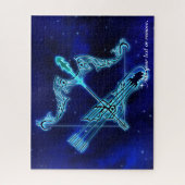Sagittarius horoscope zodiac astrology sign, legpuzzel (Verticaal)