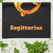 Sagittarius-illustratie Theedoek (Gevouwen)