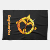 Sagittarius-illustratie Theedoek (Horizontaal)