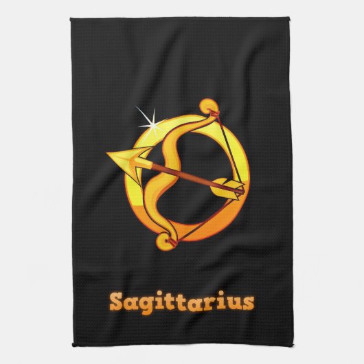 Sagittarius-illustratie Theedoek (Verticaal)