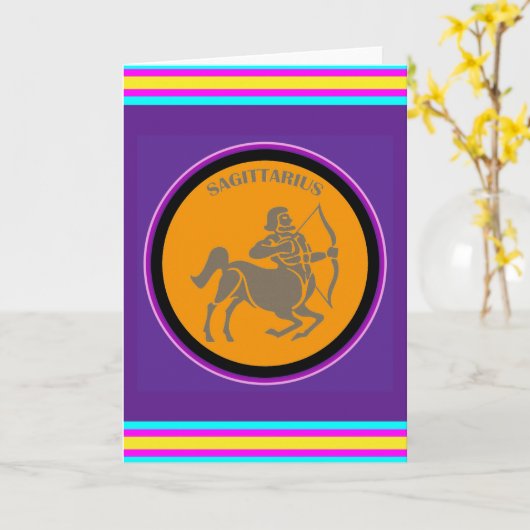 Sagittarius Kaart (Gele Bloem)