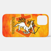 Sagittarius L'Archer coque iphone incendie zodiaqu (Verso (horizontal))