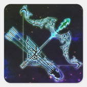 sagittarius les autocollants archer zodiac (Devant)