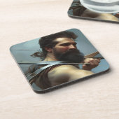 Sagittarius Man Bier Onderzetter (Linkerzijde)