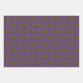 Sagittarius Mandala Enveloppement Papier Set (Devant)