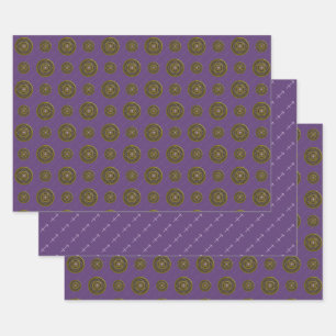 Sagittarius Mandala Enveloppement Papier Set