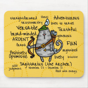 sagittarius mousepad muismat