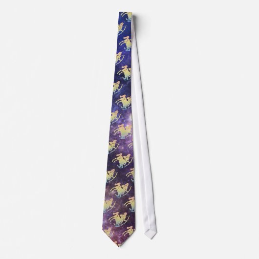 Sagittarius & Nebula design 7 Cravate Homme (Devant)