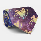 Sagittarius & Nebula design 7 Cravate Homme (Roulé)