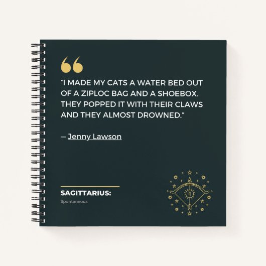 Sagittarius Notitieboek (Voorkant)