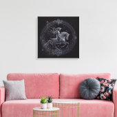 Sagittarius-november 22-December 21 de Druk van he Canvas Afdruk (Insitu (Woonkamer))