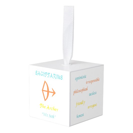 Sagittarius Ornament (Voorkant hoekig)