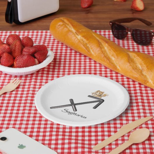 Sagittarius Party Plate Papieren Bordje (Picknick)