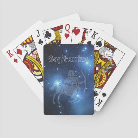 Sagittarius Pokerkaarten (Achterkant)