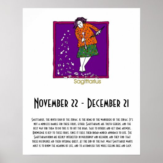 Sagittarius Poster (Voorkant)