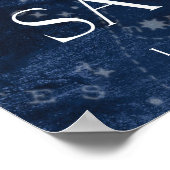 Sagittarius Poster met naam, sterrendierentuin (Hoek)