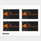 Sagittarius Rechthoekige Sticker (Vel)