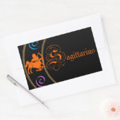 Sagittarius Rechthoekige Sticker (Envelop)