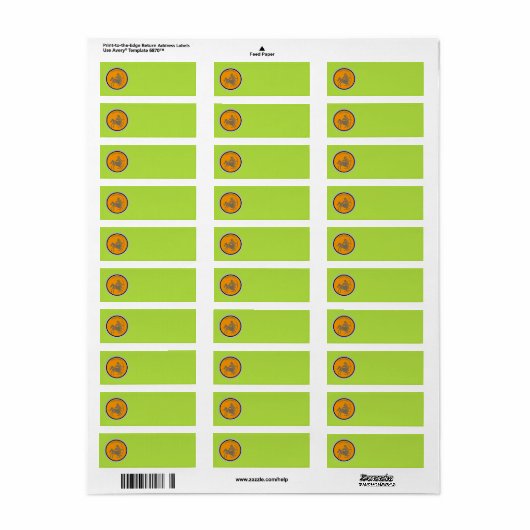 Sagittarius Return Address Label (Full Sheet)