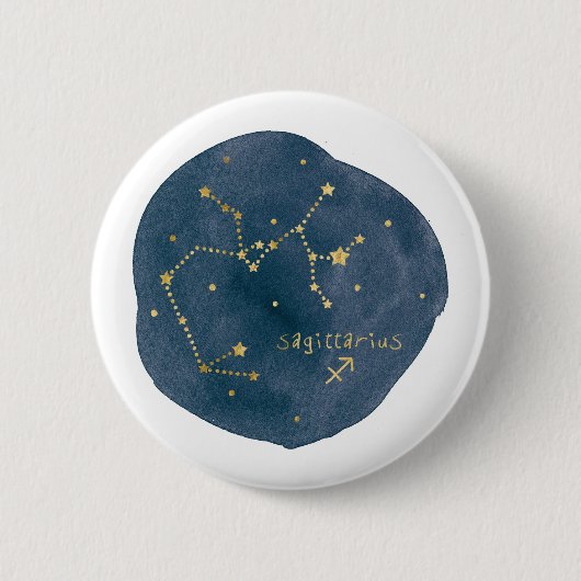 Sagittarius Ronde Button 5,7 Cm (Voorkant)