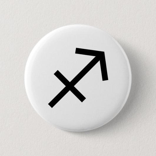 Sagittarius Ronde Button 5,7 Cm (Voorkant)