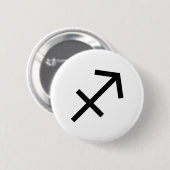 Sagittarius Ronde Button 5,7 Cm (Voorkant /achterkant)