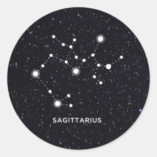 Sagittarius Ronde Sticker