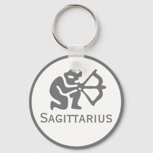 Sagittarius Sign of the Zodiac Design Sleutelhanger