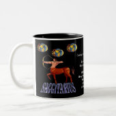 Sagittarius signe de naissance Zodiac Mug (Gauche)