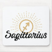 Sagittarius Starburst Symbol Muismat (Voorkant)