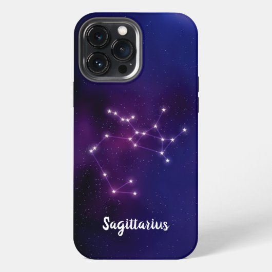 Sagittarius sterrenbeeld iPhone hoesje (Achterkant)