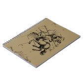 Sagittarius Sterrenbeeld Kaart Gravure Hevelius Notitieboek (Linkerzijde)