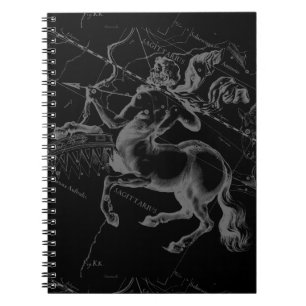 Sagittarius Sterrenbeeld Klasse Hevelius Gravure Notitieboek