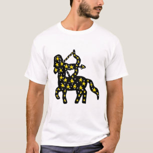 Sagittarius sterrenbeeld pictogram – Kosmische Boo T-shirt