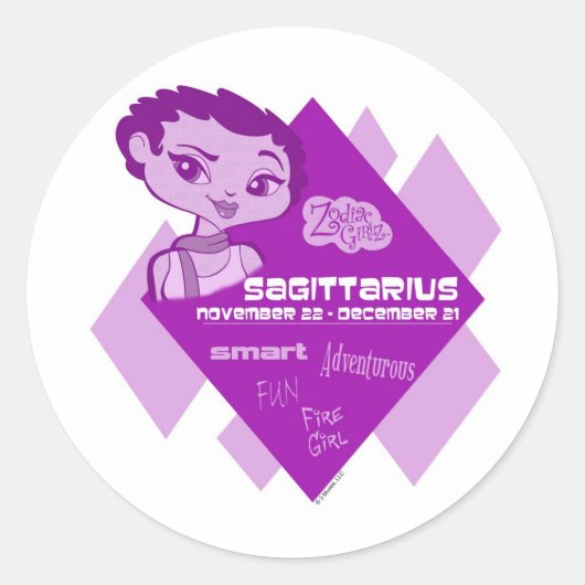 Sagittarius Stickers (Voorkant)