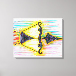 Sagittarius Symbol Canvas Afdruk