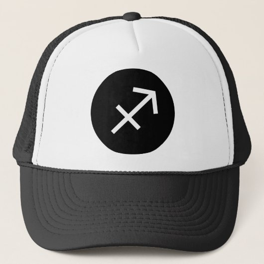Sagittarius Symbol Trucker Pet (Voorkant)