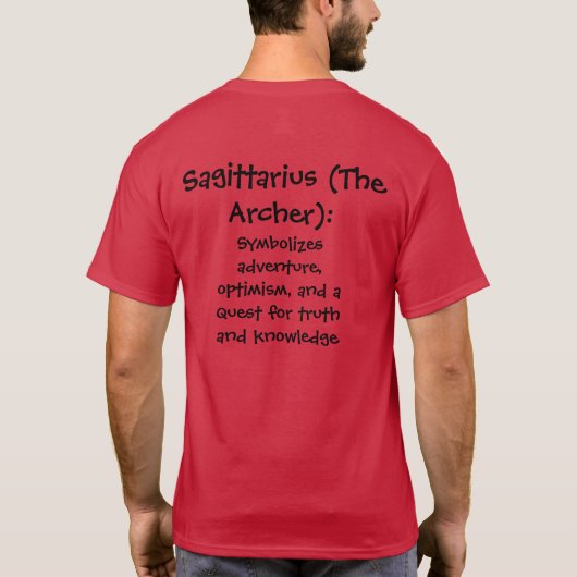 Sagittarius T-Shirt (Achterkant)