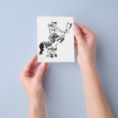 Sagittarius tattoo style| Sagittarius Zodiac Signs Flyer (Hand)