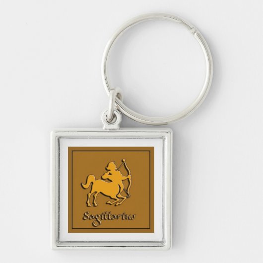 Sagittarius-teken Sleutelhanger (Voorkant)