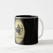 Sagittarius Tweekleurige Koffiemok (Voorkant rechts)