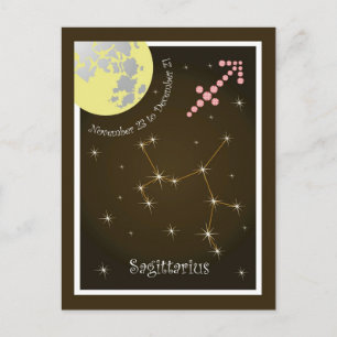Sagittarius van 23 tot en met 21 december Postkart Briefkaart