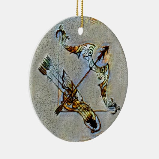 Sagittarius Venice Keramisch Ornament (Rechts)