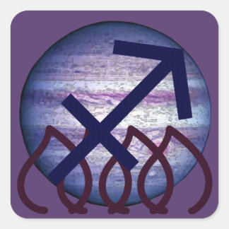 Sagittarius Vierkante Sticker